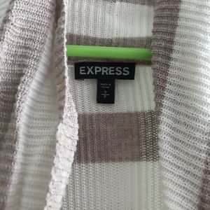 Express open sweater